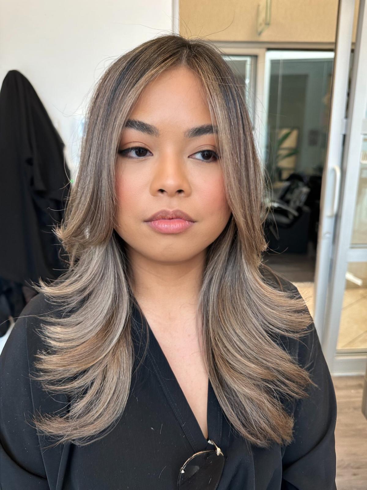 dimensional color hair service at HairxMaryy Katy TX